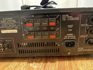 Amplificador Pioneer SA-708 Serie Azul Vintage