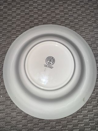 Plato hondo La Cartuja Uva Verde