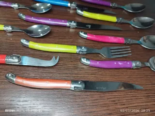 Cubiertos Laguiole Vintage Varios Colores