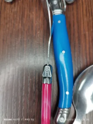 Cubiertos Laguiole Vintage Varios Colores