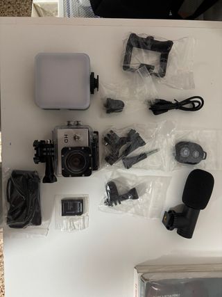 Cámara de acción Gokpro con accesorios