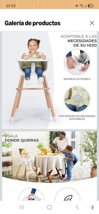 Trona Kinderkraft Siena Evolutiva