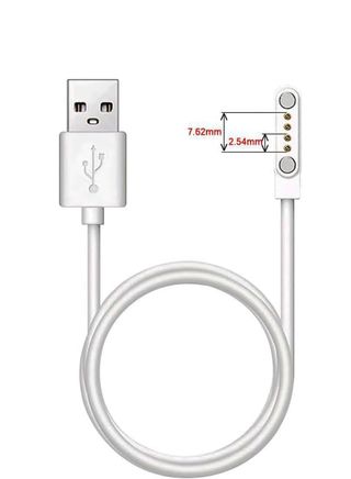 Cable de Carga Magnético para Reloj Inteligente, Cargador Magnético USB de 4 pines