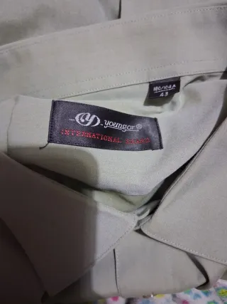 Camisa hombre verde caqui