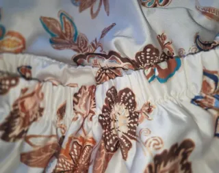 Conjunto pantalón palazzo y top bandeau