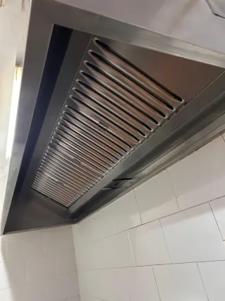 Campana extractora industrial acero inoxidable