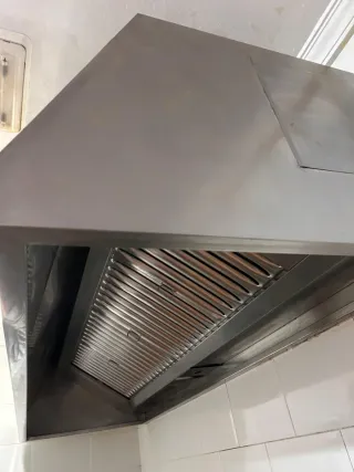 Campana extractora industrial acero inoxidable