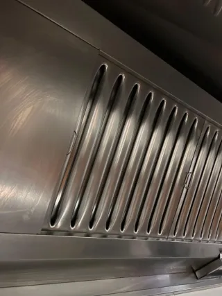 Campana extractora industrial acero inoxidable