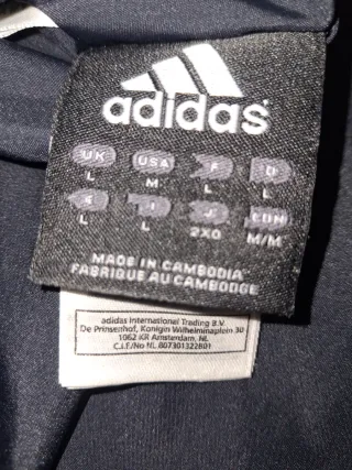 Chaleco Adidas Negro y Rojo