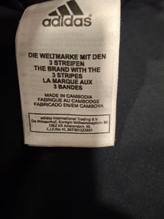 Chaleco Adidas Negro y Rojo