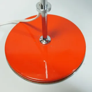 LAMPARA SOBREMESA NARANJA 70S