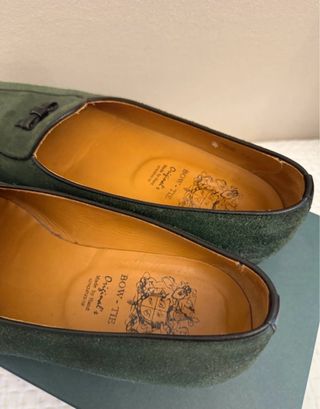 Mocasines Belgian Loafers Verde Talla 42.5
