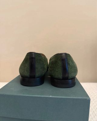 Mocasines Belgian Loafers Verde Talla 42.5