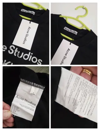 Camiseta Acne Studios Stockholm 1996 Negra T/S
