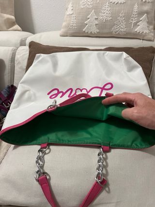 Bolso Tous Blanco y Rosa