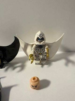 Lotto Minifigure Moon Knight Nero Bianco