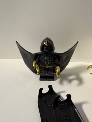 Lotto Minifigure Moon Knight Nero Bianco