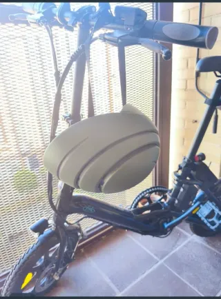 Bicicleta Eléctrica Plegable Negra