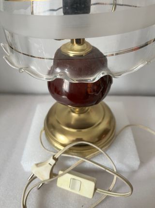 Lámpara antigua años 80