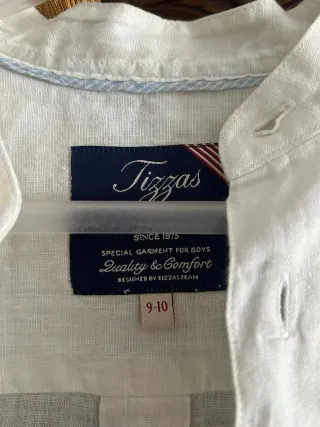 Traje Lino Comunión Tizzas Talla 9-10 Chico