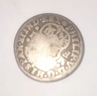 1/2 Real Columnario México 173 Felipe V Plata 917