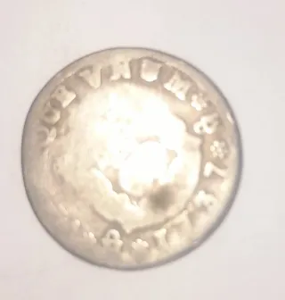 1/2 Real Columnario México 173 Felipe V Plata 917
