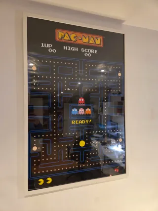 Póster Pac-Man Enmarcado