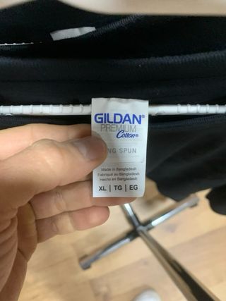Lote 2 Camisetas Unisex Negras Talla XL