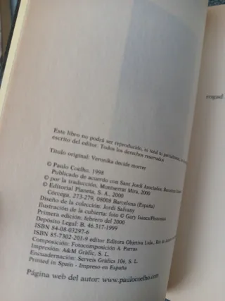 Verónica decide morir. Paulo Coelho