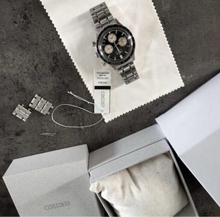 Seiko SBTR055 Chronograph Esfera Negra