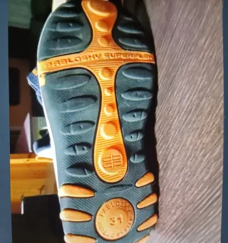 Sandalias Pablosky niño negro/naranja. 31 de numer