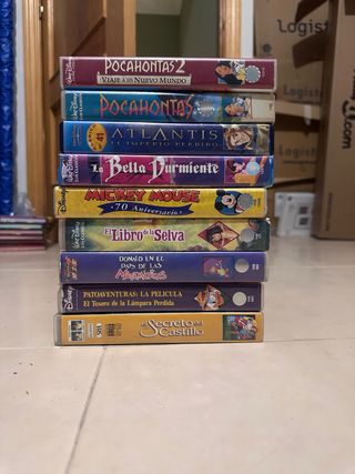 Lote Películas VHS Disney Clásicos