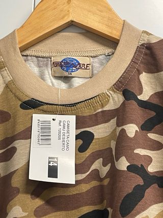 Camiseta niño camuflaje militar varias tallas