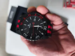 Reloj Racer Deportivo Negro y Rojo