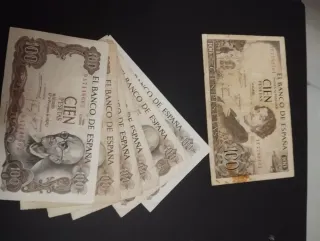 Billetes 100 Pesetas España (Lote)