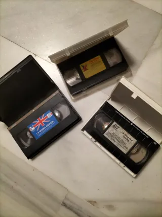 Lote 3 Cintas VHS Disney, Terror y Más