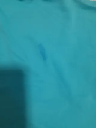 Camiseta de natación azul con tiburón talla 10 .