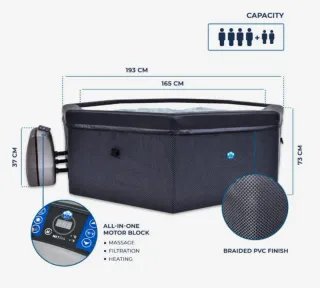 Spa Hinchable Octogonal N NETSPA