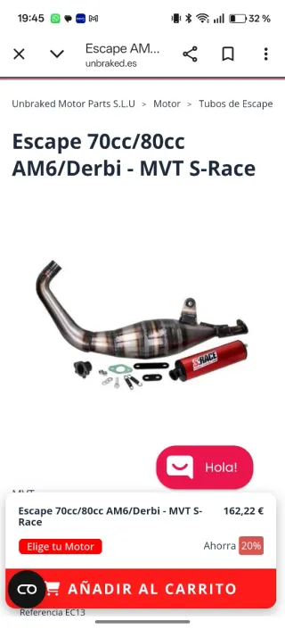 Aprilia RX Motor 80cc Malossi