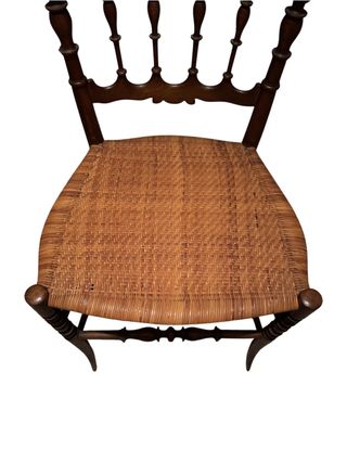 Coppia Sedie Chiavarine Anni '60