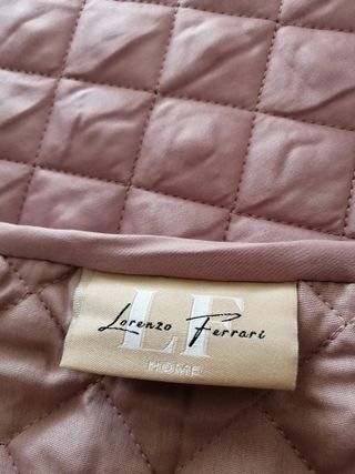 Trapuntino matrimoniale rosa antico