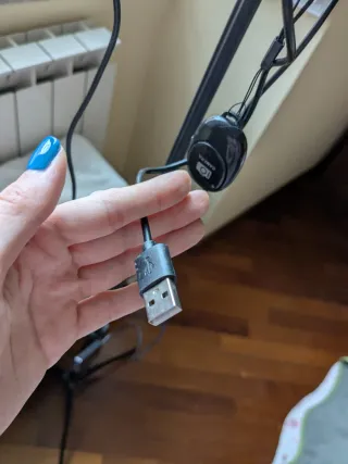 Anello LED con supporto smartphone/go pro