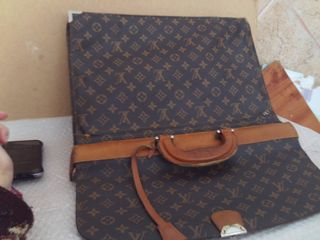 bolso maletin louis vuitton de piel vintage , desc