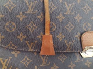 bolso maletin louis vuitton de piel vintage , desc