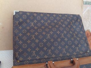 bolso maletin louis vuitton de piel vintage , desc