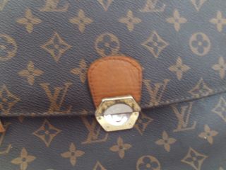 bolso maletin louis vuitton de piel vintage , desc