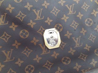 bolso maletin louis vuitton de piel vintage , desc