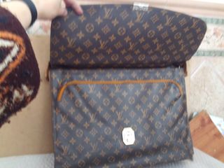 bolso maletin louis vuitton de piel vintage , desc