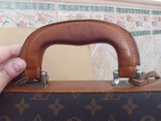 bolso maletin louis vuitton de piel vintage , desc