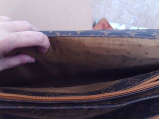bolso maletin louis vuitton de piel vintage , desc